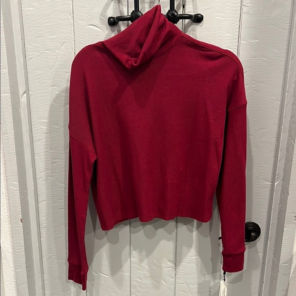 NWT Calvin Klein Cropped Turtleneck Size M